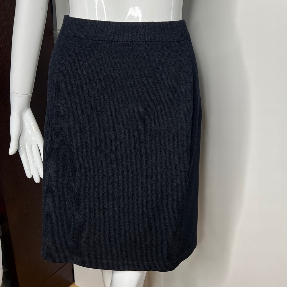 St John Collection Sz 14 Knee Length Knit Elastic Waist Skirt